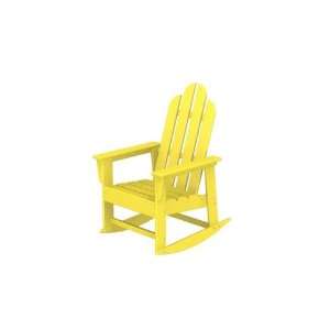   Patio Adirondack Rocking Chair   Sunshine Yellow Patio, Lawn & Garden