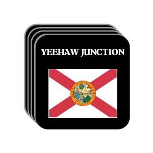 US State Flag   YEEHAW JUNCTION, Florida (FL) Set of 4 Mini Mousepad 