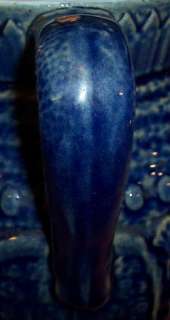 Blue Stoneware Pitcher  