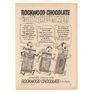   Rockwood Chocolate Rocklets Bits Wafers Trade Print Ad