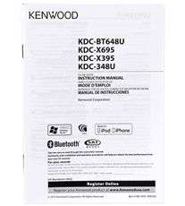 Kenwood KDC BT648U CD  USB Player AM/FM Bluetooth Car Stereo In 