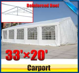 10 x 30 White Gazebo Party Tent Canopy with Side Walls  