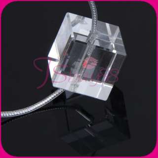   magnetic Red Light Lamp crystal pendant Necklace Decoration Kids Gift