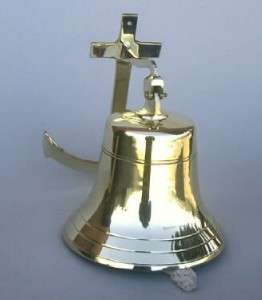 Nautical Solid Brass Ships Bell 11 Anchor Wall Decor  