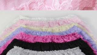   Ladies Safety 8 Layers Cake Lace Shorts Pants Small Meduim 1017  