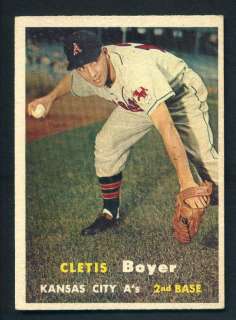 1957 Topps #121 Cletis Boyer Rc Rookie ExMt EX Mint  