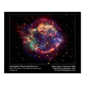   Supernova Remnant Spitzer Telescope Posters