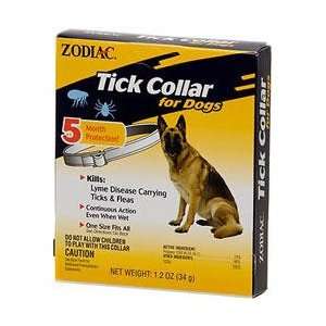 Zodiac Adjustable Five Month Flea and Tick Waterproof Dog Collar  one 