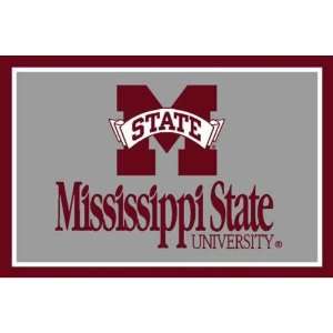  Logo Rugs Mississippi State Bulldogs 4x6 Area Rug Sports 