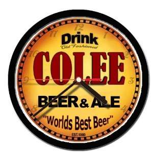  COLEE beer and ale cerveza wall clock 