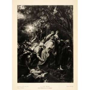  1939 Photogravure Anthony Van Dyck Betrayal Christ Jesus 