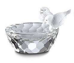 Swarovski Crystal Bird Bath New In Box   10029  