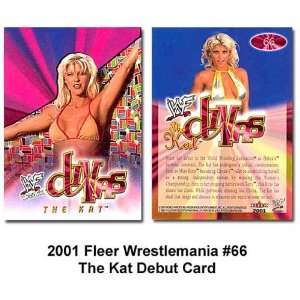  Fleer Wrestlemania The Kat WWE Debut Card Sports 