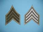 1031 Army Sergeant Chevrons Khaki  