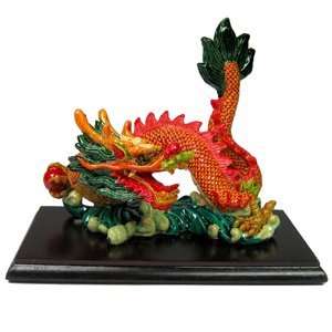  Hand Painted Dragon Feng Shui Enhancer 