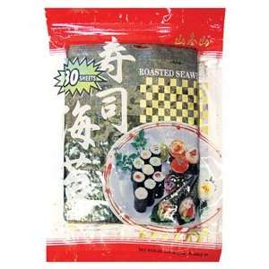 Yama Moto Yama Sushi Nori Sheet (Roasted Seaweed)   30 Sheet Pack 