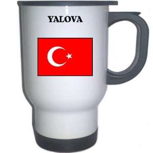  Turkey   YALOVA White Stainless Steel Mug Everything 