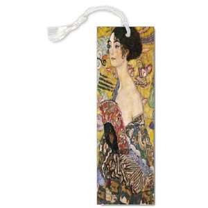    Fine Art Gustav Klimt Lady with a Fan Bookmark