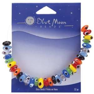   Beads Roundel Eye Assorted 32/Pkg (AGB 53615) Arts, Crafts & Sewing