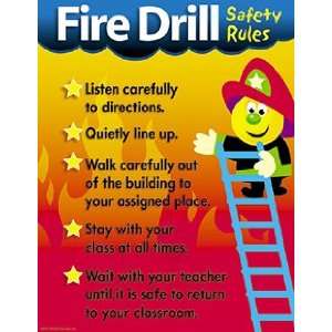  Fire Drill Safety Rules Chartlet