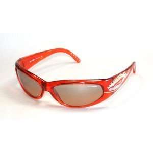 Arnette Sunglasses Catfish Orange with Beige and White Wave  