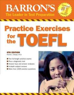   Barrons Practice Exercises for the TOEFL by Pamela J 