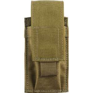   MOLLE Single Pistol Mag Pouch, Coyote Tan ME110 T