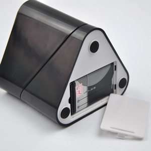 Mini Rotatable 3D Sound USB FM Speaker Music Player TF Card USB LED 