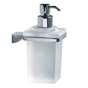   5781 13 Glamour Wall Mounted Square Soap Dispenser in Chrome 5781 13
