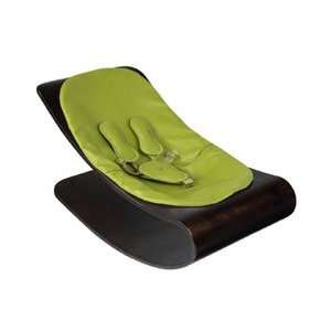  bloom Coco Cappuccino Stylewood Baby Lounger in Gala Green 