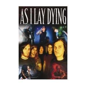  AS I LAY DYING Collage Music Poster