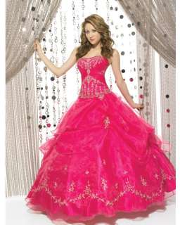   Party Ball Gown Embroidery Evening Dress Size6 8 10 12 14 16  