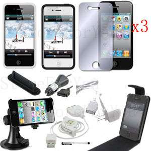 12in1 Car CASE CHARGER Holder FOR APPLE IPHONE 4 4G 4th  