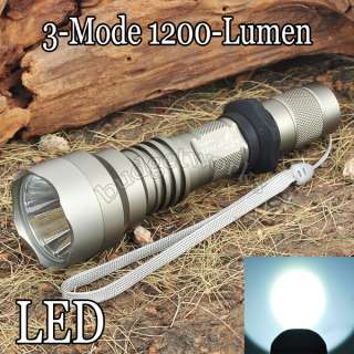 UltraFire CREE 3 Mode 1200 Lumen White LED Flashlight