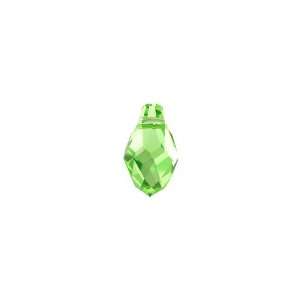  6007 7mm Briolette Pendant Peridot Arts, Crafts & Sewing