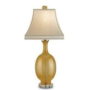 Currey and Company 6073 Artois   One Light Table Lamp, Clear Finish 