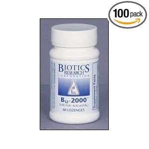  B12 2000 Lozenges 60L   Biotics