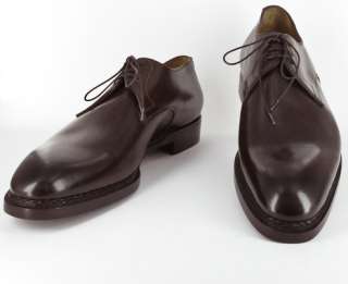 New $1400 Santoni Dark Brown Shoes 11/10  