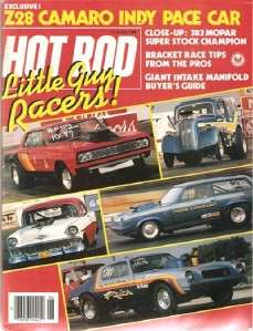 June 1982 Hot Rod Z28 Camaro Indy Pace Car 383 Mopar  