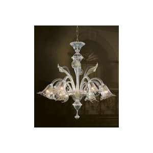  6324 8   Veneta Murano Chandelier   Chandeliers