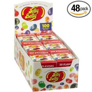 Jelly Belly Assorted Jelly Beans, 20 Flavors, 1.0 Ounce Boxes (Pack of 