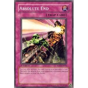  Yugioh SOD EN050 Absolute End Common Toys & Games