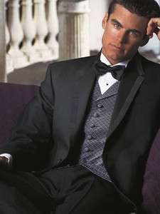   Black Chaps Ralph Lauren Hudson 2 Button Tuxedo Ringbearer Wedding 12B