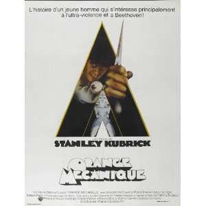  A Clockwork Orange (1972) 27 x 40 Movie Poster French 