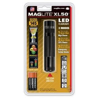 MAGLITE XL50 S3016 LED Flashlight, Black
