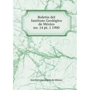   ©xico. no. 14 pt. 1 1900 Instituto GeolÃ³gico de MÃ©xico Books