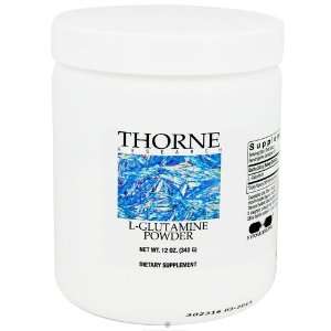 Thorne Research   L Glutamine Powder 3.8 g.   12 oz.  