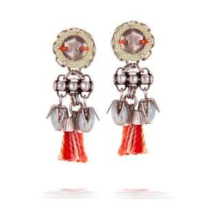 Ayala Bar Earrings   Hip Collection in Tangerine and Mint Tones #7909 