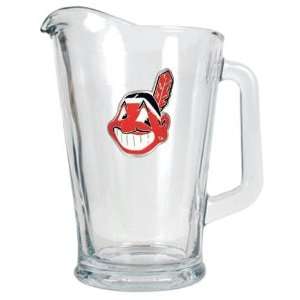  Cleveland Indians MLB 60oz Glass Pitcher   Primary Logo 