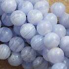 Blue Lace Agate 4mm Round 16 bead strand G381  